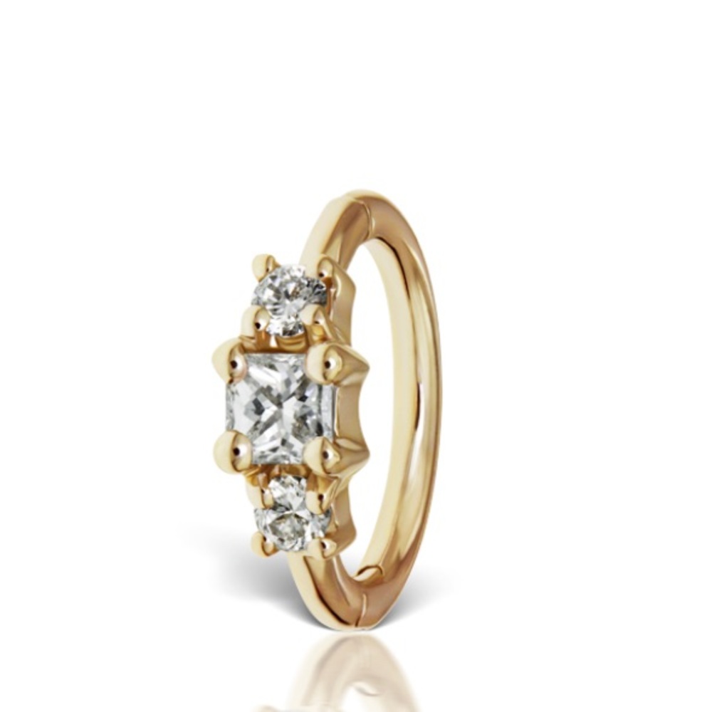Maria Tash 6.5mm 2mm Princess Earring
